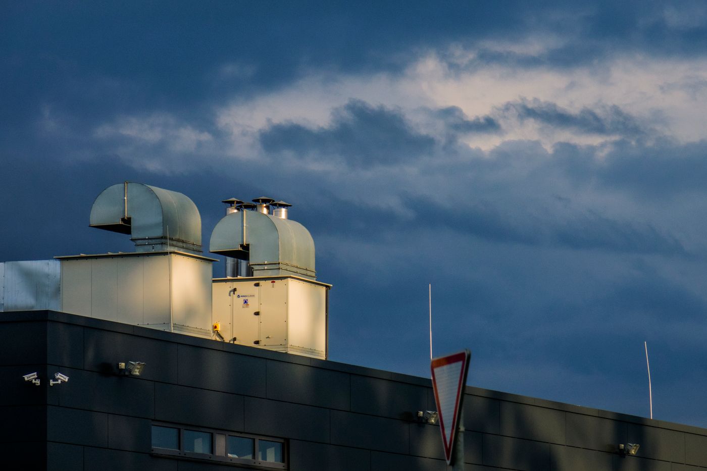 Rooftop HVAC and ventilation units